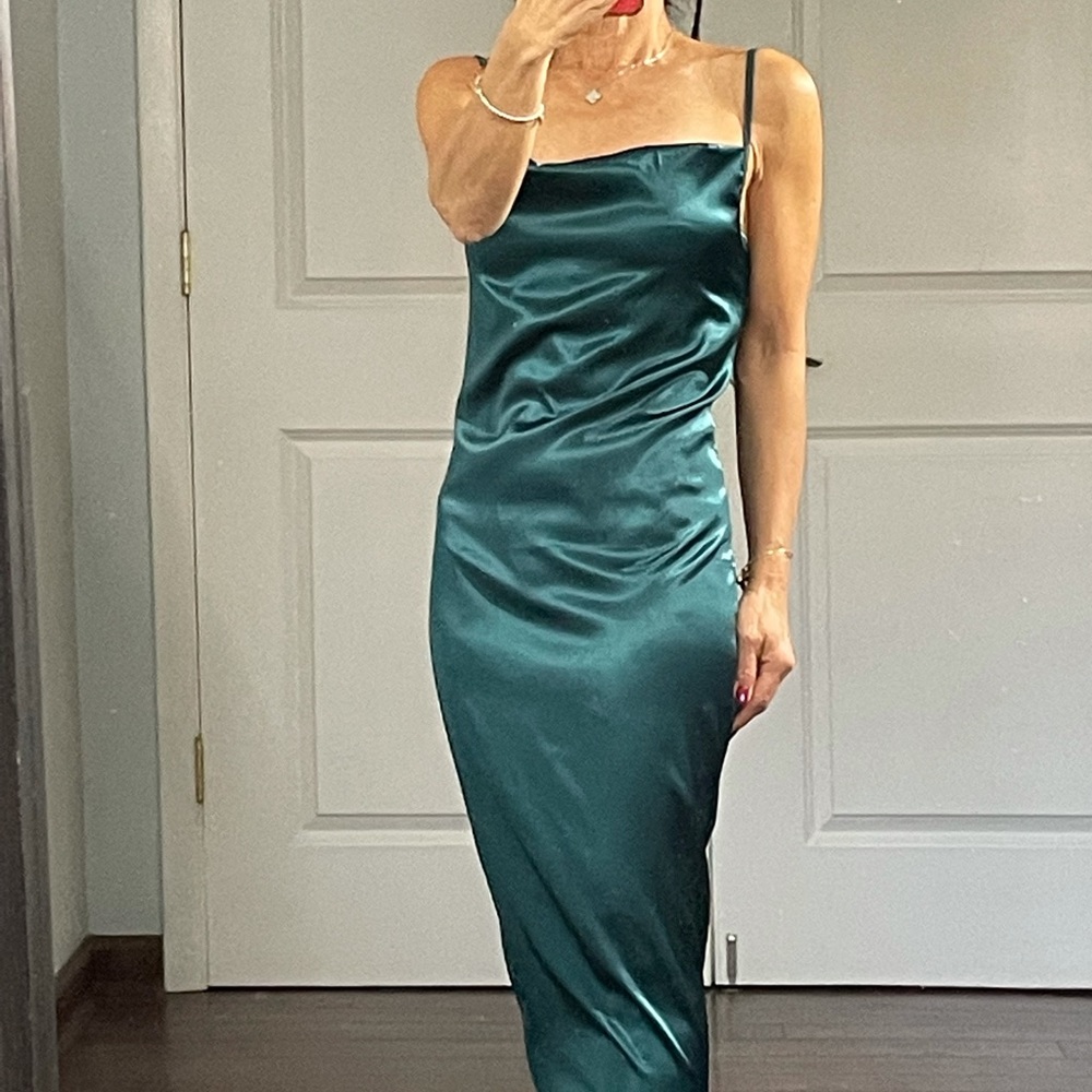 XXXiticat Green Slip Dress size XS NWT
